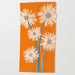 Daisy Flower Gifts Beach Towel