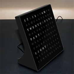 Great Gift Ideas For Writers Word Clock