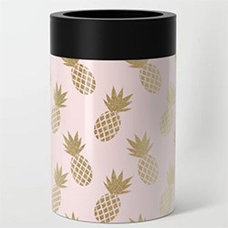 Vibrant Pineapple Gifts Can Cooler