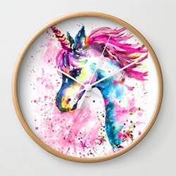 Awesome Unicorn Stuff Clock