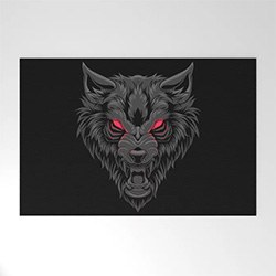 Awesome Wolf Themed Gifts Welcome Mat