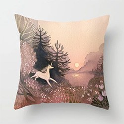 Beautiful Unicorn Gifts Throw Pillow