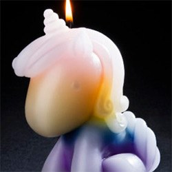 Colorful Unicorn Gift Ideas Candle