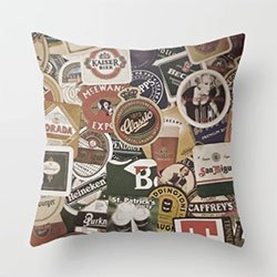 Cool Beer Gift Ideas Throw Pillow