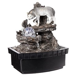 Gifts For Wolf Lovers Table Fountain