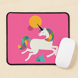 Unicorn Themed Gifts Mouse Pad